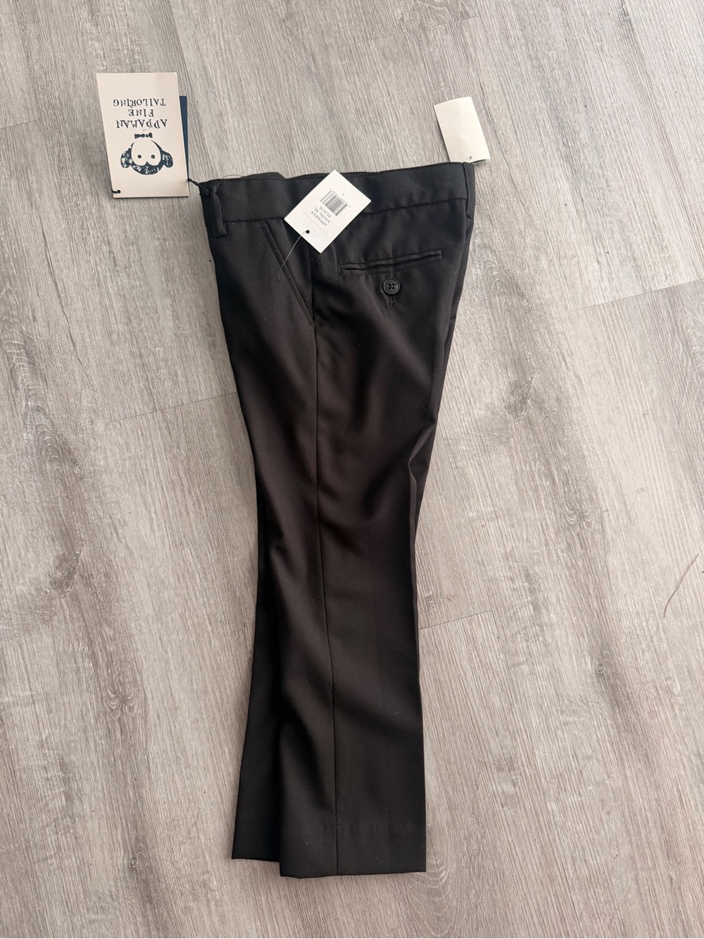 NWT Appaman Boys Black Dress Pants - Classic Formal Trousers